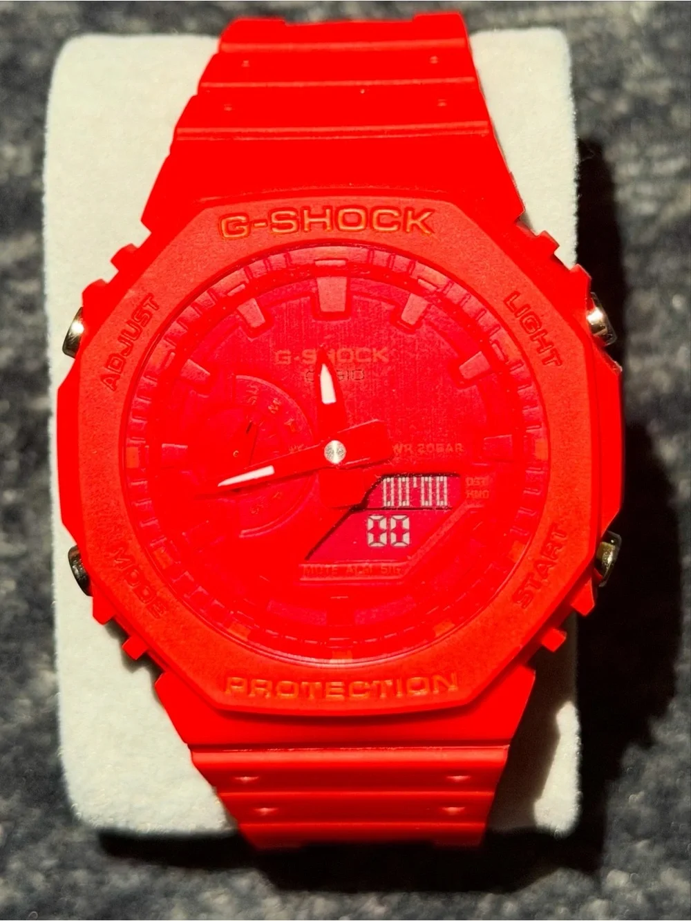 Casio G-SHOCK Red Resin Sport Watch